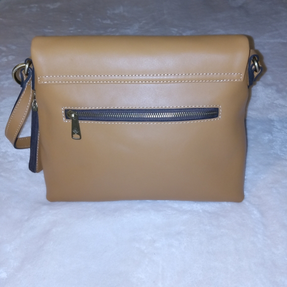 Patricia Nash Tan Leather Crossbody Bag - Picture 3 of 9